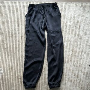 Women’s shiny  Black Jogger Pants
